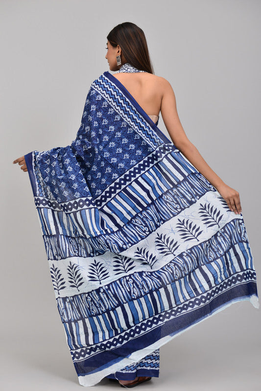 Printed, Daily wear, Georgette Saree with unstitched blouse piece