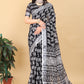 Combo of Printed Georgette Sarees with unstitched blouse piece