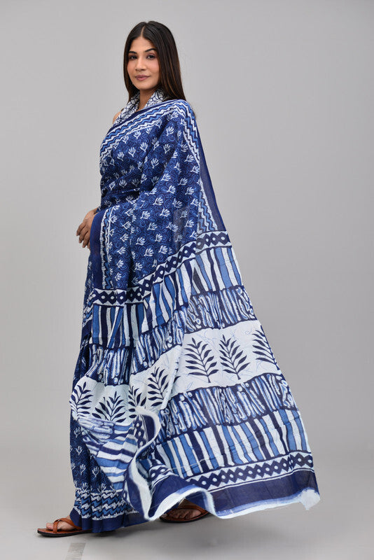Printed, Daily wear, Georgette Saree with unstitched blouse piece