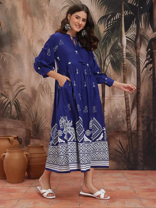 HEAVY PURE POLY ReYon FLORAL PRINT FABRIC KURTI ₹600 onwards