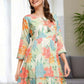 Stylist Women Floral Printed Designer Dresses Foe Women