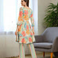 Stylist Women Floral Printed Designer Dresses Foe Women