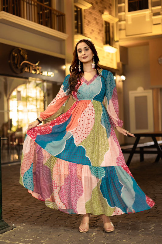 Trendy Womens Dress Latest Fashion Dress Stylish Party Dress Modern Casual Dress Chic Western Dress Fashionable Midi Dress Viral Instagram